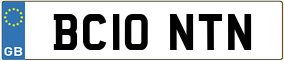 Truck License Plate